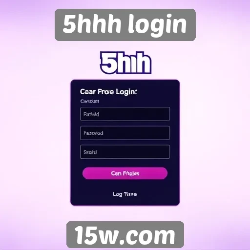 Acesso rápido e fácil no 5hhh login